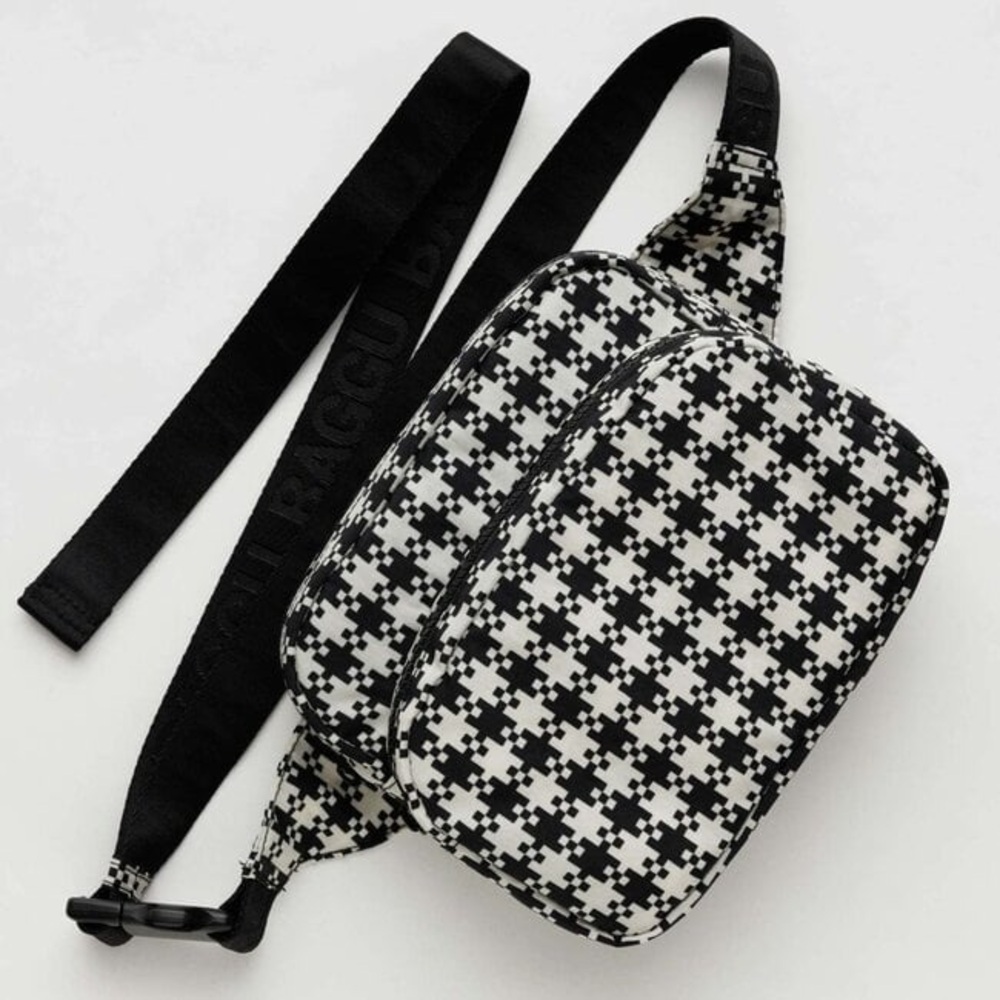 Like New Pixel Gingham Baggu Fanny Pack